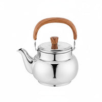 Stovetop Teapot with Infuser Anti-Scald Handle Stainless Steel Teapot Water Boiling Pot for Outdoor