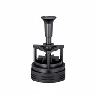 Rotating Coffee Distributor Adjustable Depth Press-down Coffee Leveler Ergonomic Design Espresso Distributor Tool for Baristas