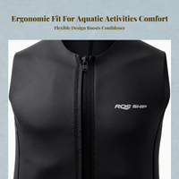 Men's Neoprene Wetsuit Vest 3mm Waterproof Fishing