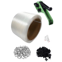 Fiber Strapping Kit Woven Pallet Strapping Kit Heavy Duty Packaging for Specialists, Warehouse Workers, Warehouses, Workshops