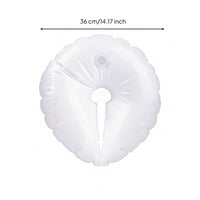 U-Shaped Weighted Balloon Base White Inflatable Water Weight Base Reusable Aqua Ballast Bag