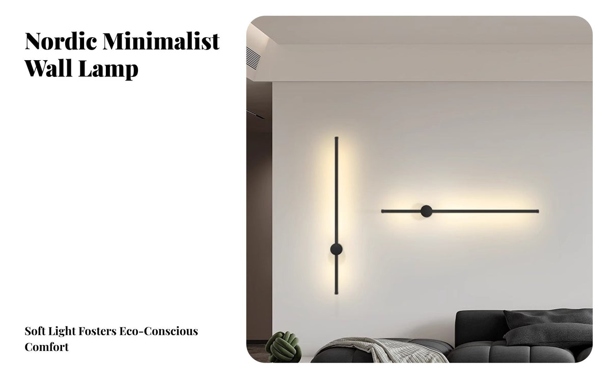 Flicker-without Flicker Nordic Design Wall Sconce Anti-Rust Bedside Wall Light Dimmable Modern Bedside Reading Lamp Adjustable Color Temperature for Interior Designers, Homeowners, Hotel Owners, Bedroom, Living Room, Hallway, Office
