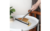 Extendable Window Squeegee Multi-Surface Stainless Steel Glass Wiper Includes Spare Blade Extendable Window Cleaner for Washroom
