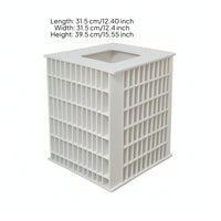 Bead Organizer Clear Rotating Organizer with Compartments Compact for Hobbyists
