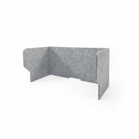 Sound Absorbing Desktop Privacy Board Sneeze Guard Office Desk Privacy Panel No Installation Required Acoustic Desk Screen Easy Setup for Students, Telecommuting Workers, Classrooms, Accessible-Plan Offices, Libraries