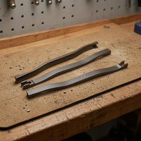 Dark Metal Finish Piano Flange Wrench Slim Forked Piano Wrench Long