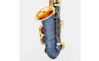Saxophone Matte Sax Engraved Saxophone with Golden-Keyed for Students, Beginners, Performance, Rehearsal School Music Program