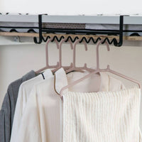 Space Saving Bunk Bed Clothes Hanger Easy Installation Dorm Bed Clothes Hook Sturdy Construction for College Students, Bedroom