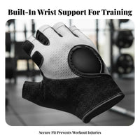Training Gloves Wrist Support Strong Grip Wrist Support Training Gloves Thickened Palm Padding Fitness Accessory for Men, Weightlifters, Weightlifting