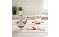 Compact Keg Dispensing Fitting Multi-Port Dispensing Fitting with Threaded Fittings Sturdy Beer Keg Connector Easy to Install for Kegerator
