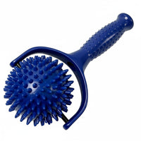 Pain Relief Spiky Ball Massager Improves Circulation Foot Massage Roller 360° Rotation Handheld Spiky Massage Roller Portable for Athletes, Home, Gym, Office