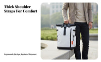 Sturdy Construction Laptop Commuter Backpack Water Resistant for All Genders Travel Daypack Lightweight for Commuters, Travelers, Commuting
