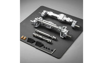 Metal Elevated Axle Kit Easy Installation RC Car Front Rear Elevated Axles Steel Gears RC Car Upgrade Axles for Outdoor Adventure