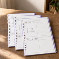 Deli B5/A4 Detachable Error Correction Notebook for Students, 360/240 Pages, for Math, English, Chinese