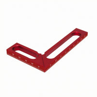 Right-Angle 90-Degree Carpenter Square Cutout Openings Aluminum Carpenter Square Engraved Markings L-Shaped Measuring Ruler Scribing