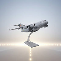 1:200 scale C-17 DieCast Heavy Transport Jet Airplane High Detail Heavy Transport Jet Strategic Airlifter Model Detailed Finish Cargo Plane Copy for Aviation Fans