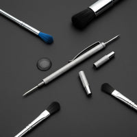 Portable 2-in-1 Wiper Nozzle Tool Pocket Clip Wiper Spray Nozzle Adjustment Tool Knurled Grip Washer Jet Cleaning Needle for Garage