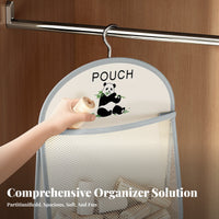 3 Pieces Multi-Compartment Underwear Organizer Set Space-Saving material Divider Box Set Foldable Household Storage adaptable Use for Home Organizers, Students, Adults, Dormitory, Closets, Bedroom, Drawers