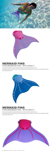 Finis Aquarius Monofin 美人鱼训练脚蹼 36-43码 成人款