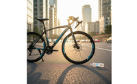 Design 700c Road Bike High-Carbon Steel Frame Disc Brake Road Two-Wheeler Drop Bar Gravel Bike for Adults, Commuters, Beginners, Commuting, Fitness