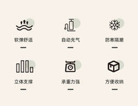 牧高笛户外自动充气垫折叠便携式防潮垫海绵帐篷垫家用床垫子波江