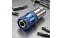 Chrome Vanadium Steel Drill-to-Screwdriver Adapter Quick Change Hex Shank Adapter Metal Body Socket Driver Adaptor Compact