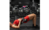 Nylon Material Dumbbell Hip Thrust Belt Adjustable Buckle Dumbbell Waist Belt Hands Free Weight Strap Easy to Use for Gym