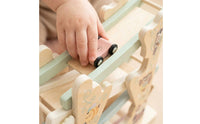 Young Child Race Track Toy Educational Multi Level Car Slide Develops Fine Motor Skills Wooden Car Ramp Racer for Young Children, Preschoolers