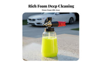 High Pressure Foam Dispenser Wide Mouth Bottle Thick Foam Dispenser 1/4 Inch Quick Connect Pressure Washer Soap Dispenser for DIY Enthusiasts