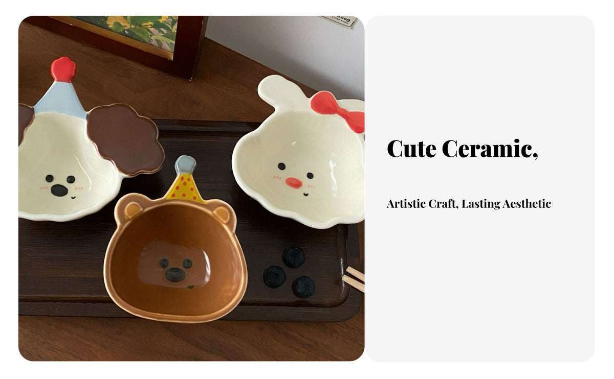 Animal Shaped Dipping Dish Korean Design Animal Shaped Sauce Dish Easy to Clean Cute for Children, Hot Pot Meals, Parties