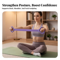 High Elasticity Figure 8 Resistance Band Portable Figure 8 Stretch Band Non-Slip Grip for Women, Office Workers, Home, Gym