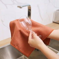 5 Pack Fish Scale Cleaning Cloth and Microfiber Cleaning Cloths, Streak Cloth for Glass, Mirrors and Stainless Steel, Absorbency
