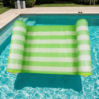 Lounging Inflatable Water Lounge Foldable Floating Lounge Bed for Pool