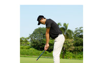 Golf Swing Training Rod Rubber Golf Practice Tool Rhythm Metal Shaft Swing