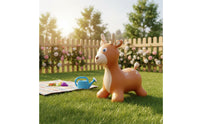 Inflatable Animal Bouncer Thickened PVC Bouncy Mountable Animal Cushioned Covering Cover for Young Children, Infants, Indoor Play