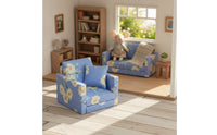 Miniature Armchair with Cushion Soft Dollhouse Armchair Boxy Furniture for Collectors