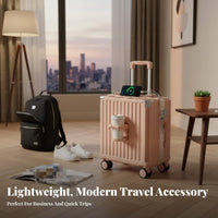 Lightweight Hardside hand luggage Combination Lock Hardside Suitcase Adjustable Handle Luggage robust Shell for voyagers, Vacationers, Business Professionals, Weekend short trips, Airports, Train Stations