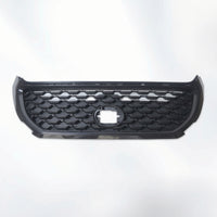 Front and Center Intake Grille Ventilated Mesh Grille with Oval Opening Automotive Part Shielding Wear Resistant
