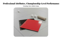 2 Pieces Table Tennis Rubber High Elastic Sponge Paddle Pong Paddle Rubber Tacky Surface Paddle Pong Paddle Protector for Beginners, Students