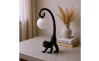 Black Monkey Table Lamp Curved Arm Monkey Lamp Modern Minimalist Home Lighting Tabletop