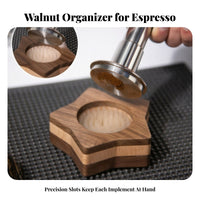Ergonomic Espresso Station with Brush
