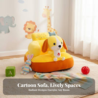 Anti-Fall creatureShaped Sit-myself-up spine and Head Support Plush creature Floor Seat Ergonomic Design Toddler Sofa Non-Slip Base for Toddlers, New Mothers, Nursery, Playroom, play period, Living Room