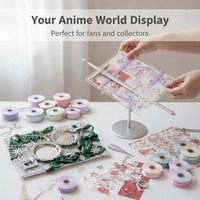 DIY Ita Bag Display Board Kit with Retro Background Paper for Anime Merch