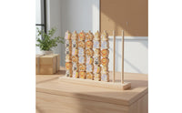 Fine Movement Skills Creature Bead Threading Toy Wood Montessori Counting Toy Pattern Cards for Preschoolers