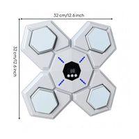 Rechargeable Wall-Mounted Boxing Target Digital Display Smart Boxing Target Soft Striking Surface Bluetooth Punching Machine ABS+PC Shell