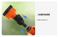 Easy Installation Seedling Watering Sprinkler Leak-Proof Connection Garden Hose Spray Nozzle Lightweight for Gardeners, Nursery, Greenhouse