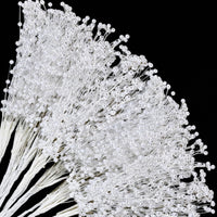 50 Pieces Bead Sprig 24 Cm Pearl Floral Pick DIY Decoration Beaded Stem Spray