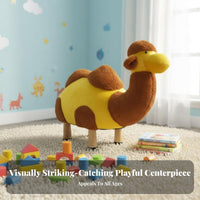 creature Shape Camel Stool Nordic aesthetic Cushioned Accent Seat perfect Housewarming Gift Home Decor playful Design for Children, Homeowners, Entryway, Living Room, Playroom, study corner