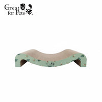 Assembly-No-Assembly Cardboard Cat Scratcher Lounge Ergonomic Design Corrugated Cat Scratcher Bed Eco-Friendly Material Pet Supply Multi-Functional for Cats, Kittens, Indoor