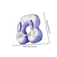 Shoulder Strap Axillary Swim Float Double Buckle Inflatable Baby Buoy Seat Press-to-Inflate Swim Float with Seat Padded